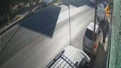 VIDEO: Empleado de gasera roba un perrito rottweiler; era un regalo de Día de Reyes