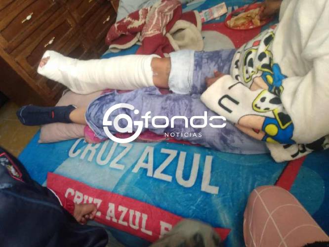 NEGLIGENCIA. Martha y sus hijos fueron arrollados por adolescente de 14 años que manejaba una moto