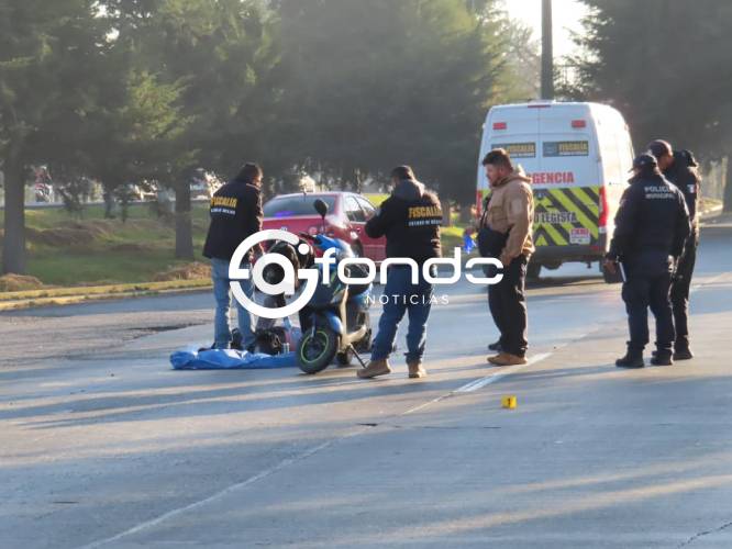 TERRIBLE. Una joven muere al perder el control de una Itálika que manejaba sin casco en Edomex