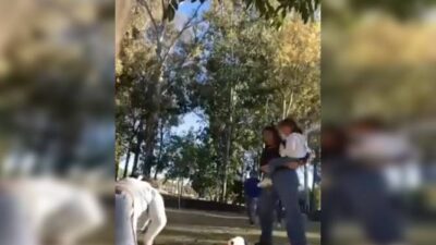 VIDEO: Familia grababa su picnic cuando sujetos llegaron a aterrorizar