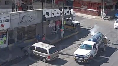 VIDEO: Fuga en una pipa de gas desata el pánico en Edomex; ocurrió junto a una tienda 3B