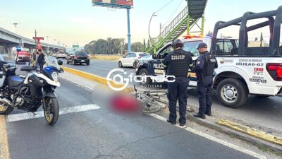 LAMENTABLE. Felipe salió en su bicicleta a comprar material y quedó sin vida en el carril del Mexibús