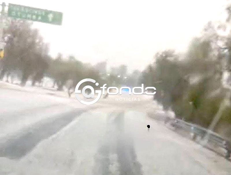 NATURALEZA. Espectacular granizada cubre de blanco las pirámides de Teotihuacán