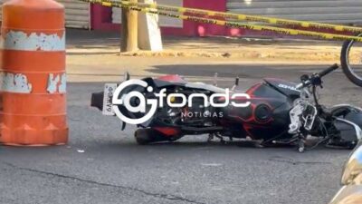 URGENTE: Mañana fatal; motociclista muere arrollado por una pipa de agua