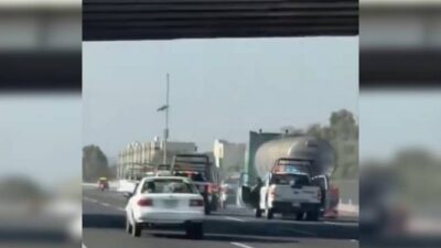 VIDEO: De película; sujeto roba pipa, huye a Edomex y provoca una intensa persecución