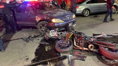 LAMENTABLE. Dos mujeres iban en moto a toda velocidad, chocaron y una de ellas murió