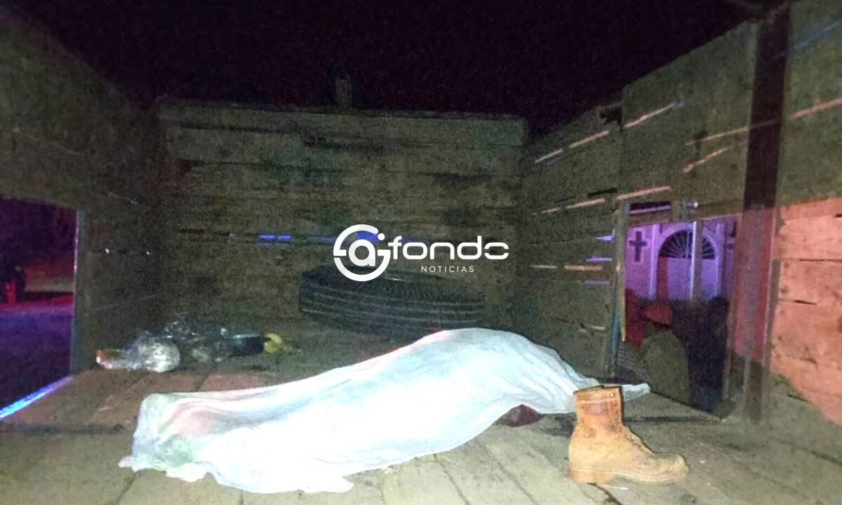 TERRIBLE. Benjamín tenía 64 años y trabajaba en una caja de redilas cuando encapuchados llegaron a matarlo