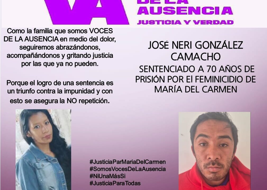 María del Carmen acababa de entrar a la Guardia Nacional y la mataron en un hotel; ya se hizo justicia