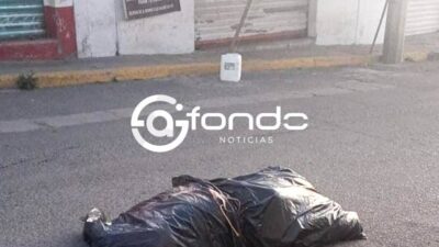 TERROR. Abandonan bolsas de plástico con restos humanos en Edomex; eran dos cuerpos