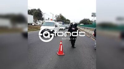 URGENTE: Aparece un hombre arrollado y muerto en autopista de Edomex