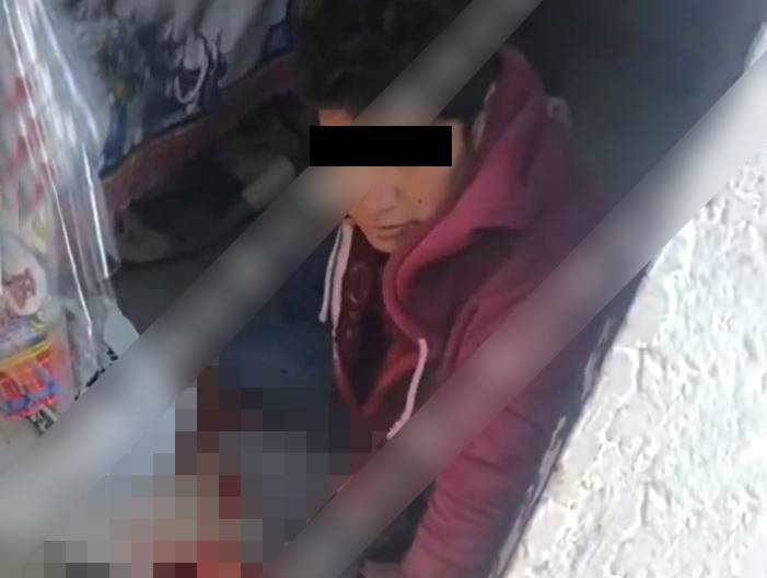 VIDEO: ‘¡Suelta el cuchillo!’; Luis atacó a tres mujeres y se cortó al verse rodeado