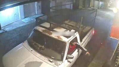 VIDEO: ‘¡Atropéllalo…!’; asaltantes intentan matar a un hombre con una camioneta