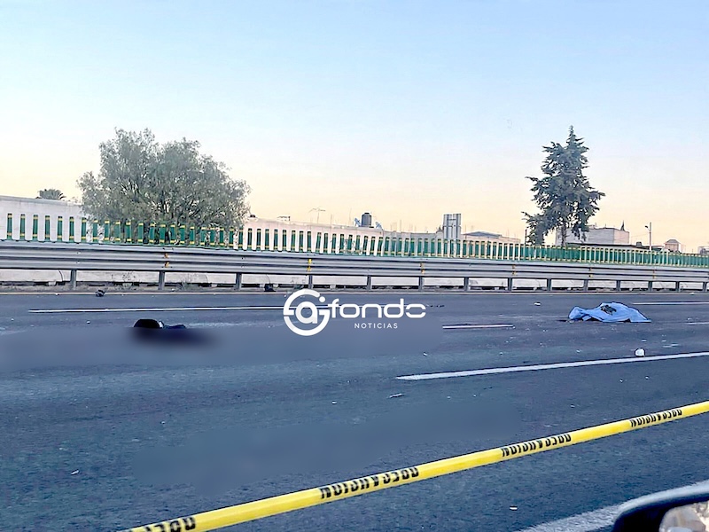 TRAGEDIA. Cuerpos de dos personas quedan destrozados sobre autopista; al parecer eran meseros