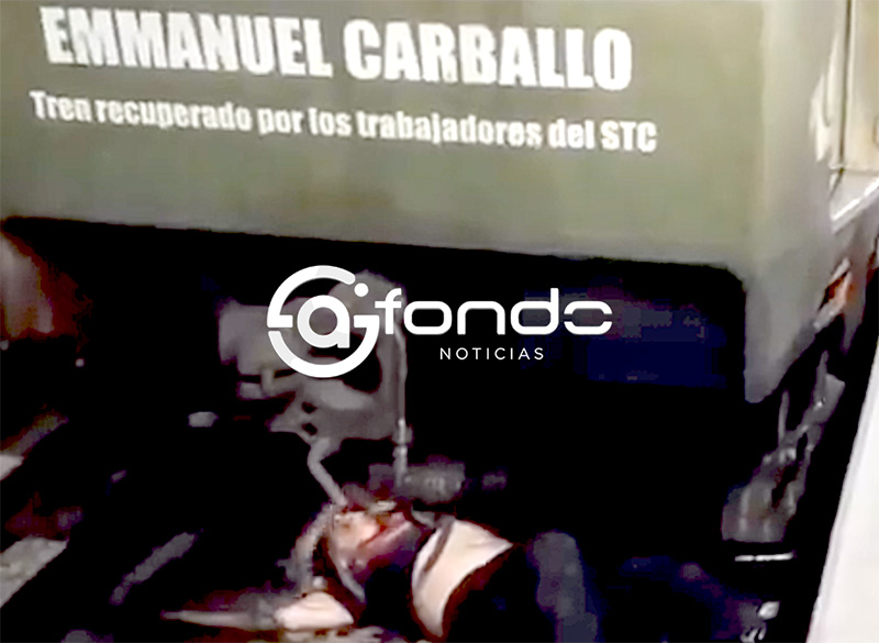 VIDEO. Conductor del Metro logra frenar a tiempo y evita una tragedia en la Línea B