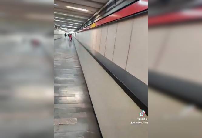 VIDEO: Joven vive momentos de miedo en un larguísmo transbordo del Metro
