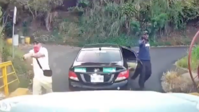 VIDEO. Delincuentes huyen despavoridos tras ser recibidos a balazos por su ‘víctima’