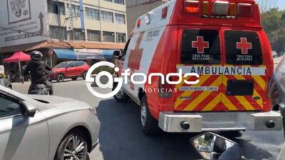 URGENTE: Traslado en vivo; joven se incrusta una barreta en la cara y es llevado de urgencia al hospital
