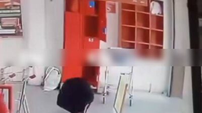 VIDEO: Roban mochilas de la zona de paquetería en una tienda 3B