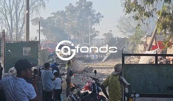 URGENTE: Fuerte incendio consume una conocida zona de basureros en Edomex