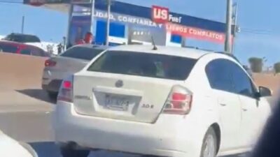 VIDEO: Hombre caminaba sin la mitad de la cara en la avenida y nadie lo ayudó