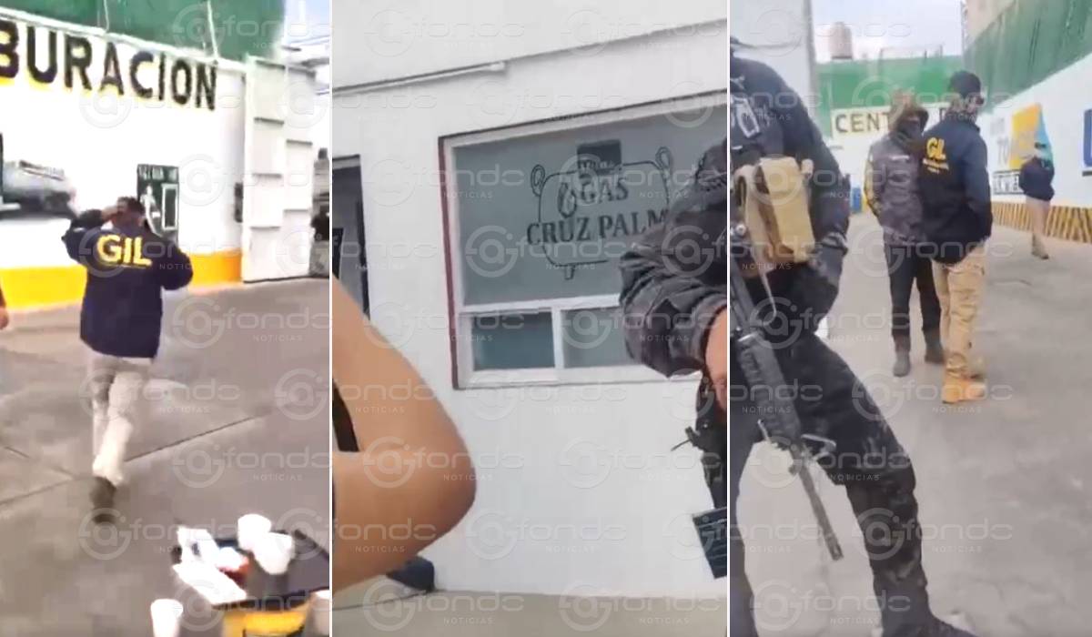 VIDEO. Denuncian robo de dinero por parte de uniformados durante cateo a gasera en Ecatepec