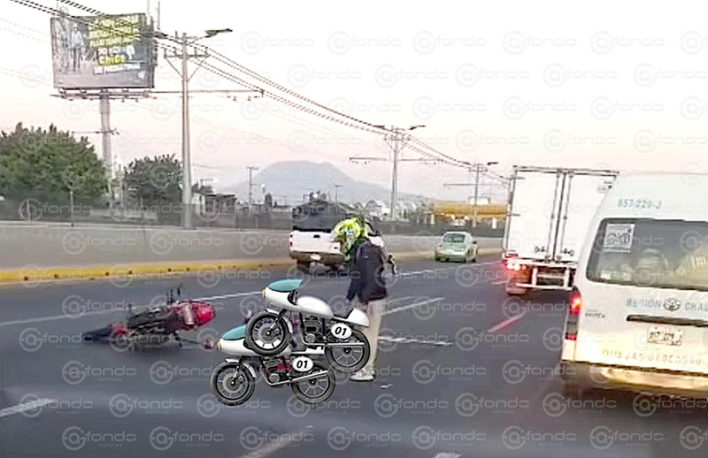 ÚLTIMA HORA. Motociclistas se accidentan sobre la autopista México-Puebla; hay un fallecido