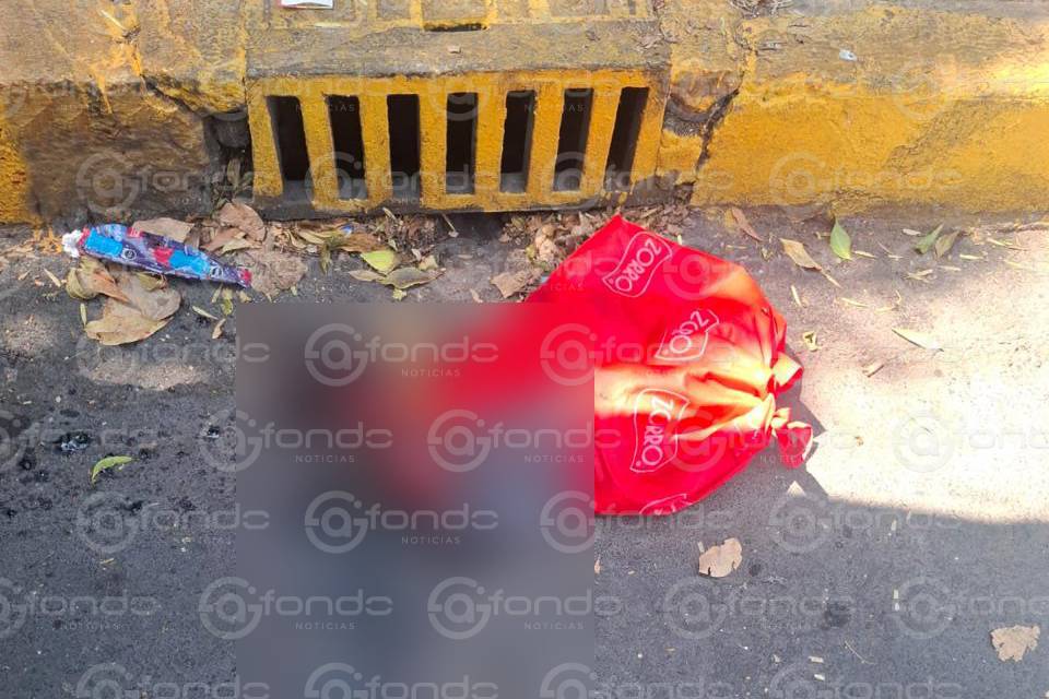 INDIGNANTE. Abandonan  pequeño cuerpo dentro de una bolsa junto a una coladera