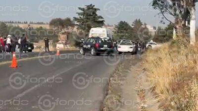 URGENTE: Lunes fatal; choque frontal deja dos muertos en una carretera de Edomex
