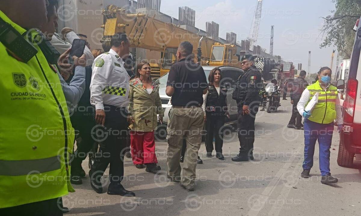 URGENTE: Bomberos y rescatistas trabajan para salvar a trabajadores atrapados en derrumbe