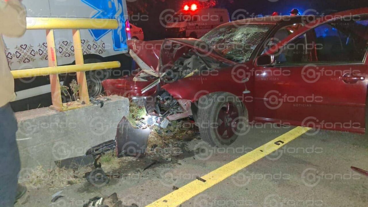 TRAGEDIA: Félix perdió el control de su Jetta y murió contra un muro de contención