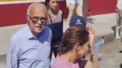 ACCIDENTE. La presidenta Claudia Sheinbaum resultó con un ojo lastimado durante evento celebrado en Nayarit