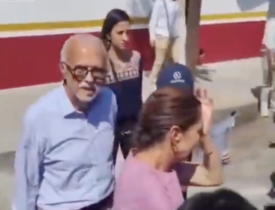 ACCIDENTE. La presidenta Claudia Sheinbaum resultó con un ojo lastimado durante evento celebrado en Nayarit