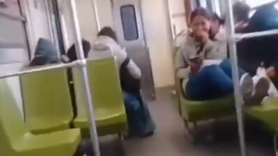 VIDEO: Captan a enormes ratas que ‘se pasean’ dentro de un vagón del Metro