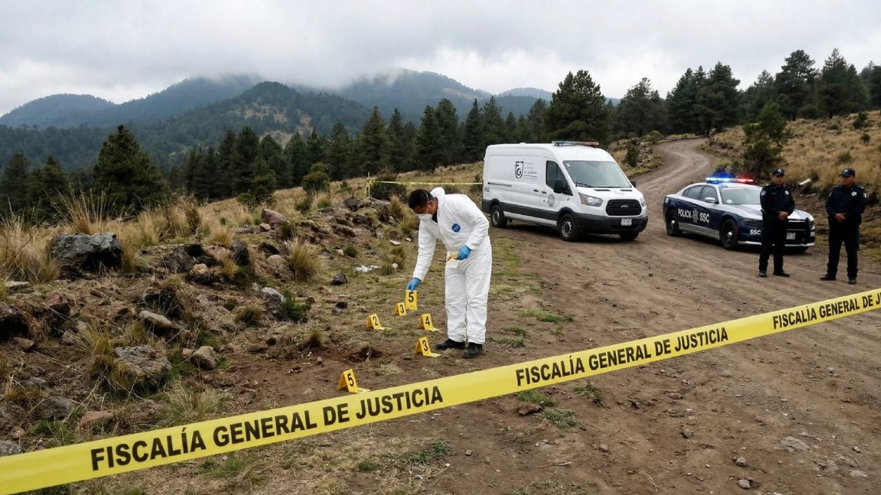 MACABRO. Llevan a un hombre al cerro para ejecutarlo; tenía la cabeza cubierta con una bolsa