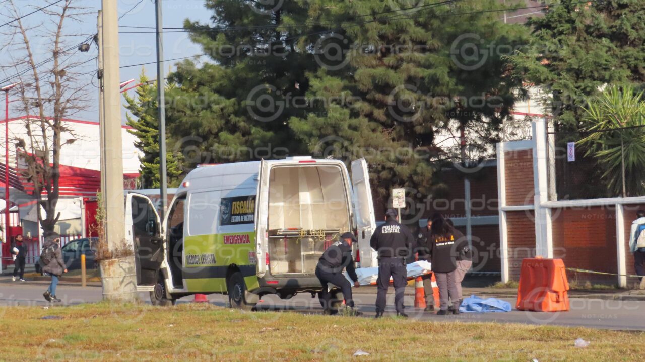 TRAGEDIA. Todavía no amanecía cuando intentó cruzar la avenida; su cuerpo roto quedó sin vida