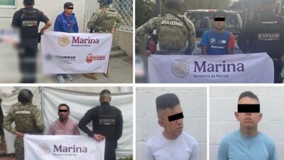 CRIMINALES: Caen cinco distribuidores con droga durante mega operativo en Ecatepec