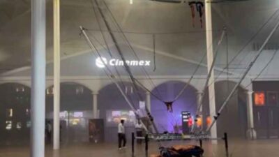VIDEO: El ‘Gota’ Ramos arriesgó su vida para apagar incendio en una sala de Cinemex