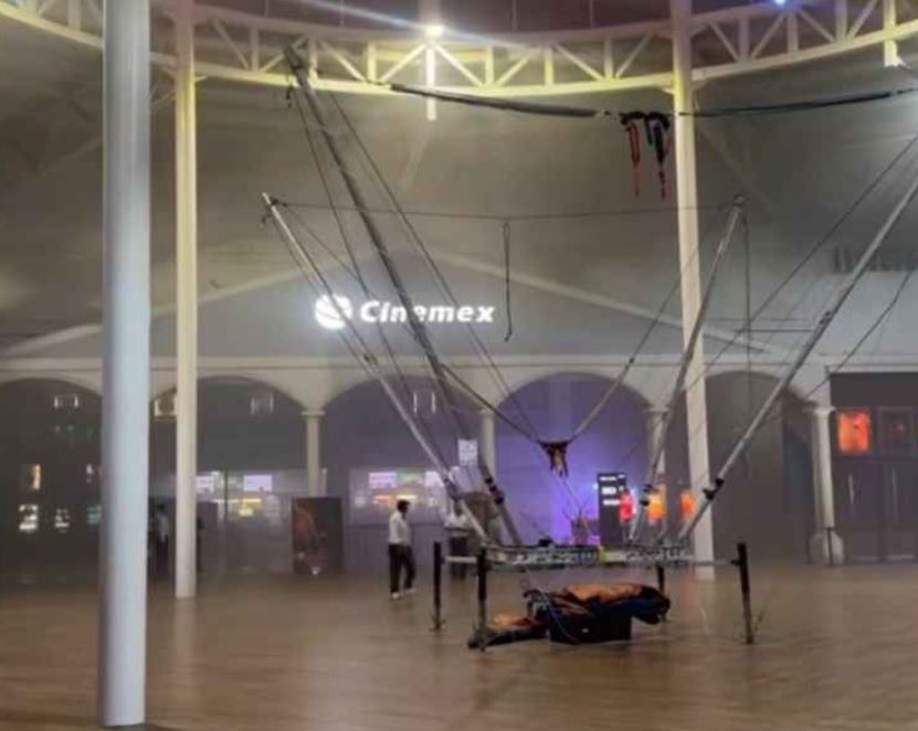 VIDEO: El ‘Gota’ Ramos arriesgó su vida para apagar incendio en una sala de Cinemex