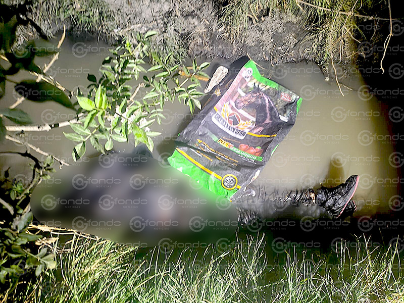 TERROR. Encuentran cuerpo de un hombre en canal de aguas negras; tenía una bolsa de plástico en la cabeza