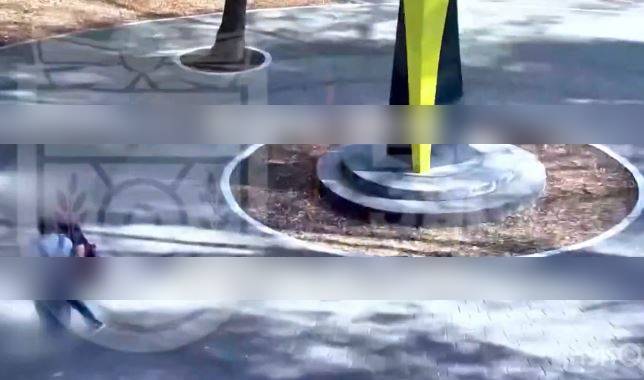 VIDEO: Policías salvan a una mujer cuando era agredida en un parque público