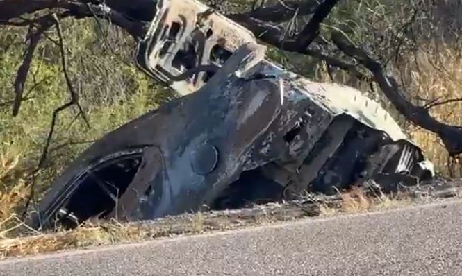 VIDEO: Conductora por aplicación es encontrada junto a su auto calcinado