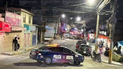 EJECUCIÓN. Sicarios matan a tiros a un hombre frente a una escuela primaria en Edomex