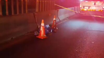 VIDEO: Extraña muerte; hombre es arrollado en carriles centrales de la autopista