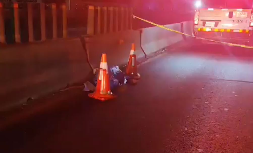 VIDEO: Extraña muerte; hombre es arrollado en carriles centrales de la autopista