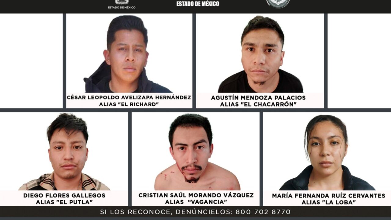 CRIMINALES: Entre cinco mataron a tres personas en Edomex; los sentencian a 600 años en prisión