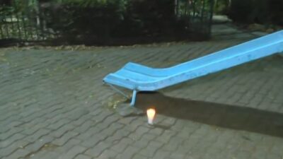 INHUMANO: Dejan un feto humano en la resbaladilla de un conocido parque