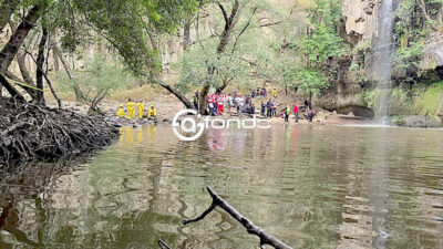 TRAGEDIA. Daniel tenía 27 años, decidió celebrar el Sábado de Gloria nadando en una cascada y se ahogó