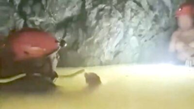 VIDEO: ‘No perdí la fe’; graban increíble y emotivo rescate de un minero que estuvo 13 días atrapado