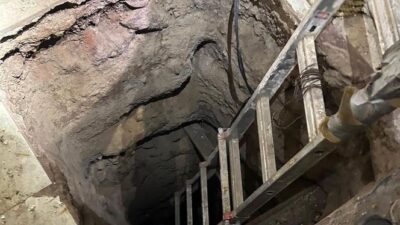 DE PELÍCULA: Descubren enorme túnel fronterizo; por ahí traficaban mercancía y personas