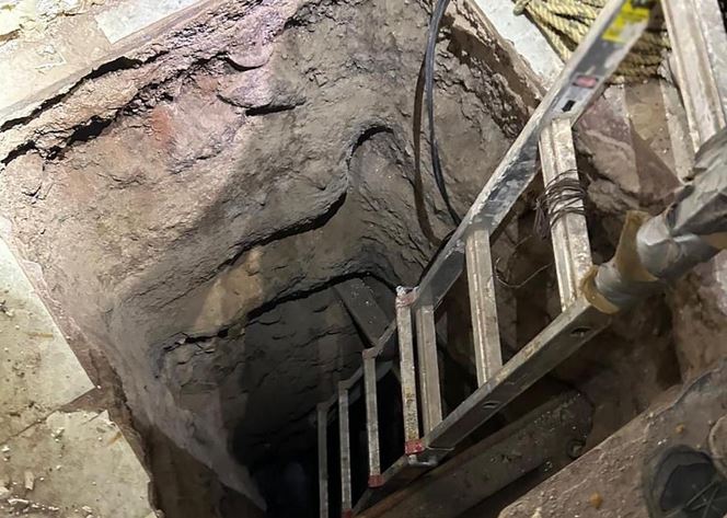 DE PELÍCULA: Descubren enorme túnel fronterizo; por ahí traficaban mercancía y personas